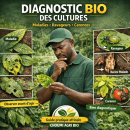 GUIDE DE DIAGNOSTIQUE DES MALADIES, RAVAGEUR ET CARENCE DES CULTURES