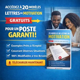 20 Modèles de lettres de motivation Gratuits + Bonus cours en ligne gratuits