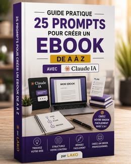 GUIDE PRATIQUE  25 PROMPTS  pour créer un ebook de A à Z  avec Claude IA