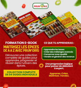 🌶️ MAÎTRISEZ LES ÉPICES DE A À Z AVEC PRUN’ORIS - Collection complète de 4 guides pratiques
