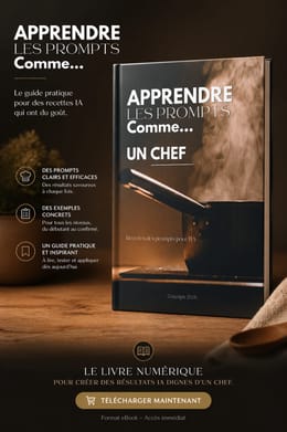 Apprendre les prompts comme un Chef (Volume 1)