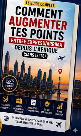 comment augmenter tes points entrée express/Arrima depuis l'afrique