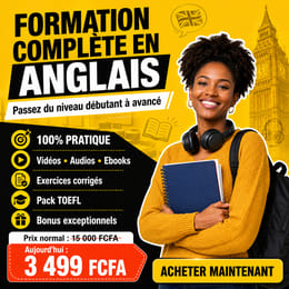 FORMATION COMPLÈTE EN ANGLAIS : Tout pour passer du niveau A1 au C2.