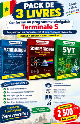 AAAA🔥 PACK TERMINALE S : 3 LIVRES POUR DÉCROCHER LE BAC ! 🎓
