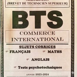 BTS COMMERCE INTERNATIONAL BAC