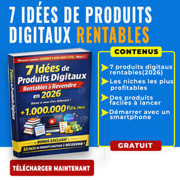 Guide PDF : 7 idées de produits digitaux rentables