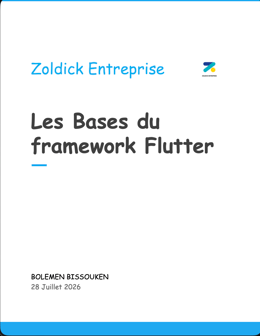 Les Bases du framework Flutter