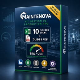 10 fichiers Excel automatisés pour structurer et piloter votre production industrielle.