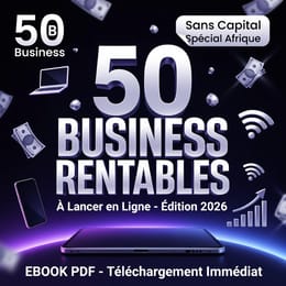 EBOOK – 50 Business Rentables à Lancer en Ligne (Édition 2026)