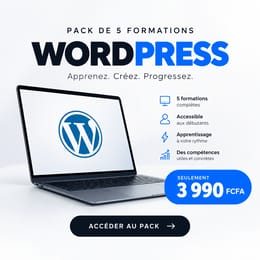 Pack de 5 Formations de Worpress