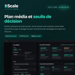 Outil : Plan média et seuils de décision