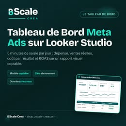 Tableau de Bord Meta Ads - Modèle Looker Studio