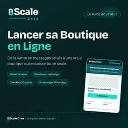 Pack Lancer sa Boutique en Ligne