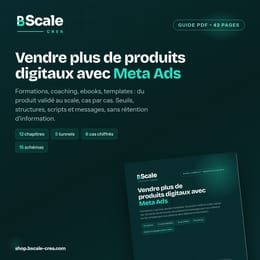 Guide : Vendre plus de produits digitaux avec Meta Ads