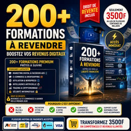 200+ Formations à Revendre : Boostez vos Revenus Digitaux