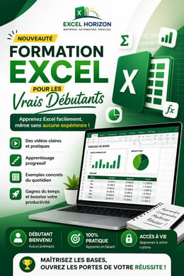 Formation Excel pour les Vrais Débutants | Formation Excel en Ligne (Durée : 03 Heures)