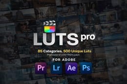 LUTs Pro – Color Grading Pack Professionnel