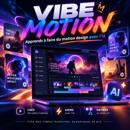 Apprends à faire du Vibe Motion avec l’intelligence artificielle