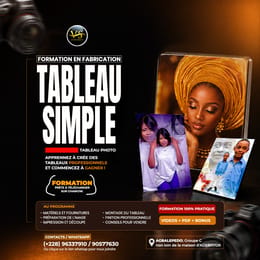 Formation – Fabrication du Tableau Photo Simple