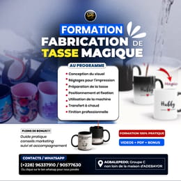 FABRICATION DE LA TASSE MAGIQUE