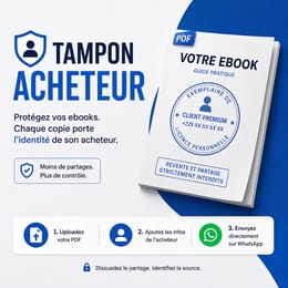 Tampon Acheteur : Le logiciel qui protège vos ebooks du partage non autorisé