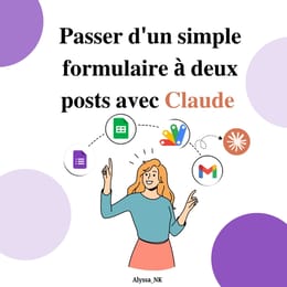 𝐏𝐚𝐬𝐬𝐞𝐫 𝐝'𝐮𝐧 𝐬𝐢𝐦𝐩𝐥𝐞 𝐟𝐨𝐫𝐦𝐮𝐥𝐚𝐢𝐫𝐞 à 𝐝𝐞𝐮𝐱 𝐩𝐨𝐬𝐭𝐬 𝐚𝐯𝐞𝐜 𝐂𝐥𝐚𝐮𝐝𝐞