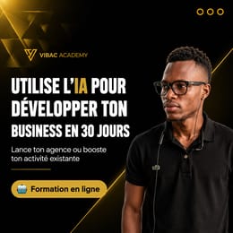Utilise l'IA pour développer ton business ou lancer ton agence — en 30 jours