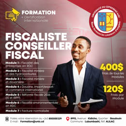 Inscription Formation en Fiscalité
