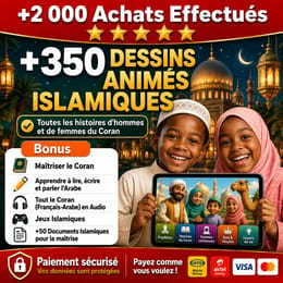 Pack de +100 Dessins animés islamiques