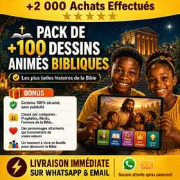 Pack de +100 Dessins Animés Bibliques