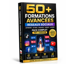 50+ Formations Avancées Réseaux Sociaux : Apprenez, Attirez, Vendez et Générez des Revenus