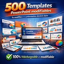 PLUS DE 500 TEMPLATES POWERPOINT: modifiez et créez vos présentations  en quelques minutes