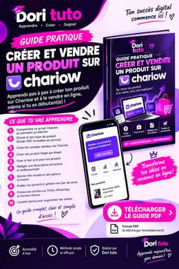 COMMENT VENDRE SUR CHARIOW GUIDE COMPLET