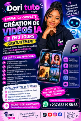 FORMATION COMPLÈTE EN CRÉATION DE VIDÉOS IA