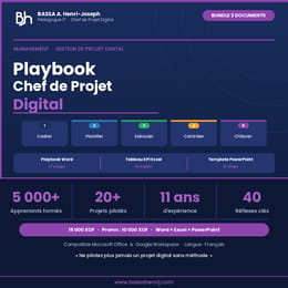 Playbook Chef de Projet Digital — Piloter sa Transformation de Bout en Bout