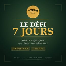 LE DEFI 7 JOURS- PERDRE 1 A 3KG EN 7 JOURS SANS REGIME SANS SALLE DE SPORT