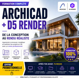 FORMATION ARCHICAD 28 + D5 RENDER