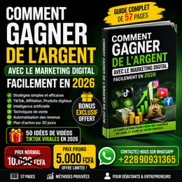 COMMENT GAGNER DE L'ARGENT AVEC LE MARKETING DIGITAL EN 2026