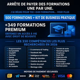 Kit complet + Formation 2026-2027 : Stratégies digitales prêtes à l’emploi
