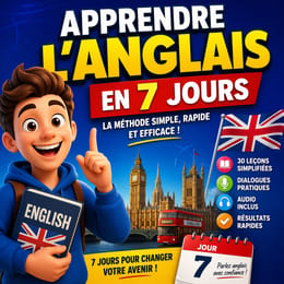 Apprendre l'anglais  une semaine