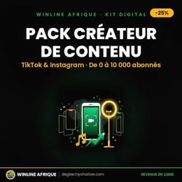 Le Pack Ultime pour devenir Créateur de Contenu sur TikTok & Instagram