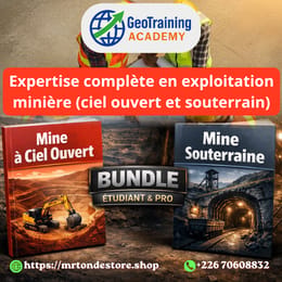 Pack Expert Mine : Ciel Ouvert + Mine Souterraine📚