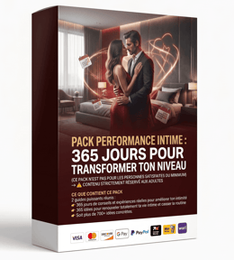 PACK PERFORMANCE INTIME : 365 JOURS POUR TRANSFORMER TON NIVEAU