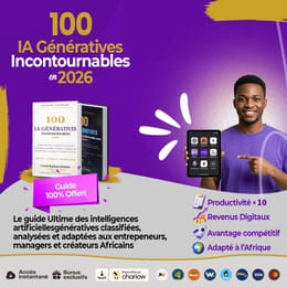 GUIDE DES 100 IA GÉNÉRATIVES INCONTOURNABLES POUR GAGNER +1M / MOIS