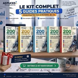 KIT COMPLET - 1000 PROMPTS IA POUR BOOSTER VOTRE BUSINESS (KIT2)