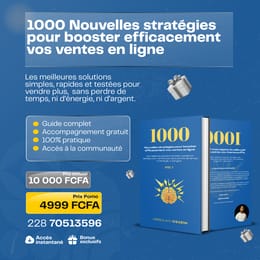 1000 Nouvelles stratégies pour booster efficacement vos ventes en ligne