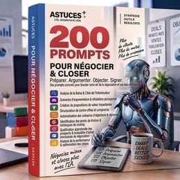 200 Prompts IA pour Négocier & Closer