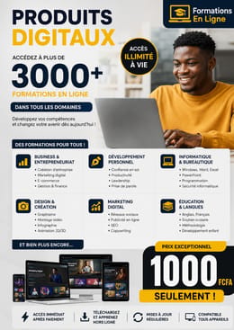 Pack 3000+ Formations Digitales