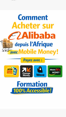 Acheter sur Alibaba avec Mobile Money depuis l'Afrique