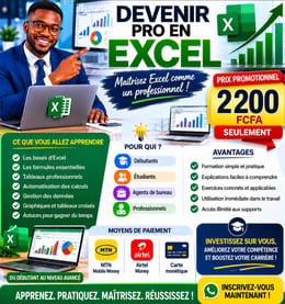 Devenir expert Excel pour décrocher un emploi de bureau